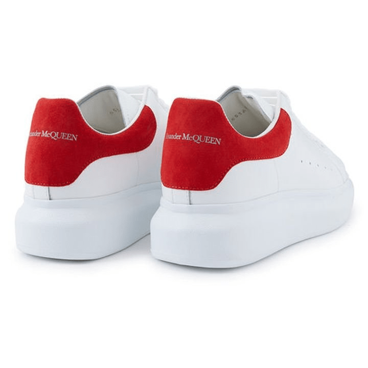Giày Alexander McQueen Oversized Sneaker 'White Lust Red' - Ảnh 3
