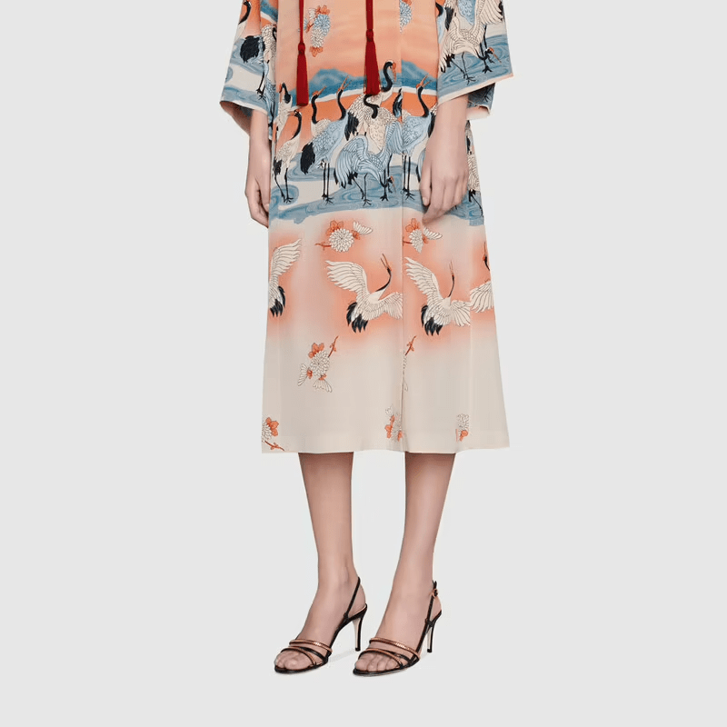 Giày Gucci Women's Sandal with Chains 659196-C9D00-1000 - Ảnh 6