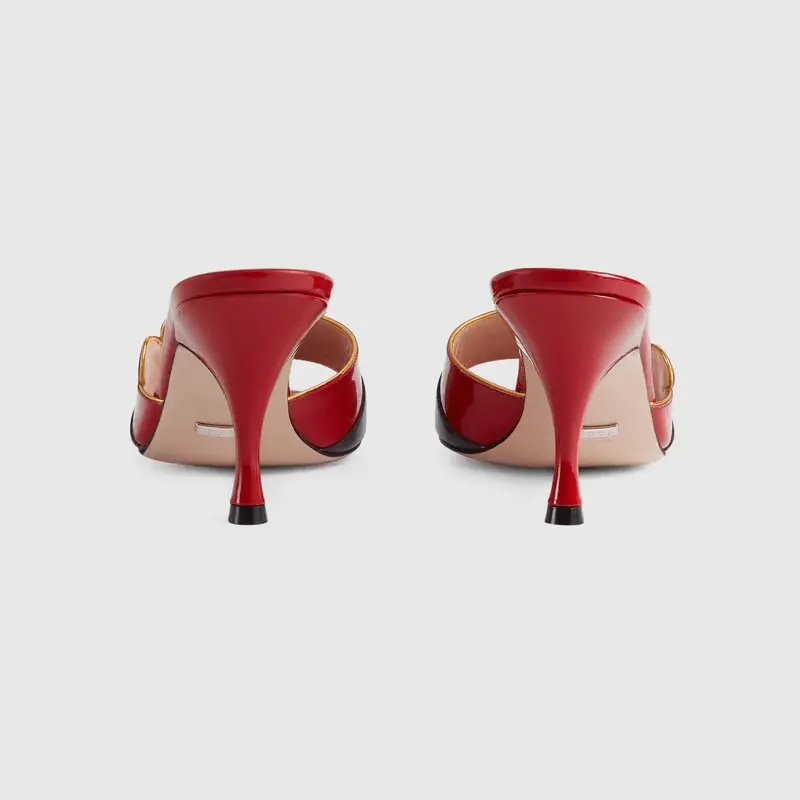 Giày Gucci Women's Scalloped Slide Sandal 659285-1XX70-5281 - Ảnh 3