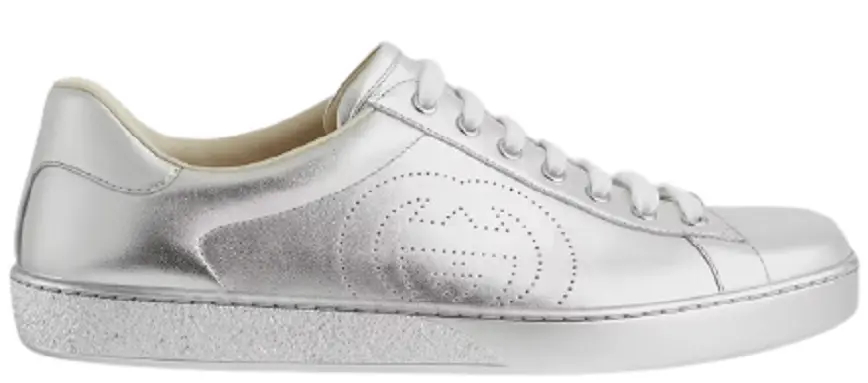 Giày Gucci Men's Metallic Ace sneaker ‎660266-B8B20-8106