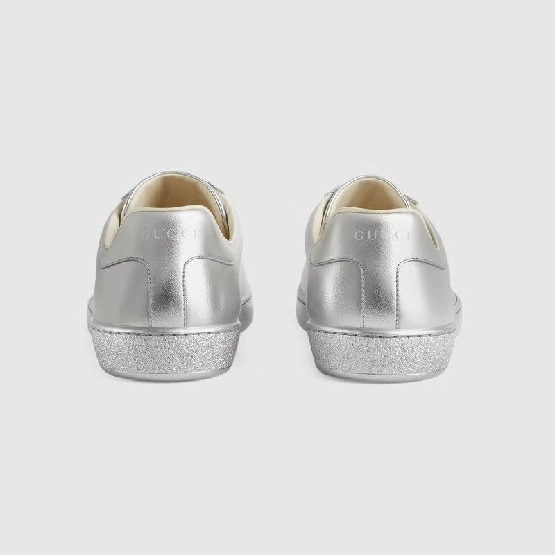 Giày Gucci Men's Metallic Ace sneaker 660266-B8B20-8106 - Ảnh 4