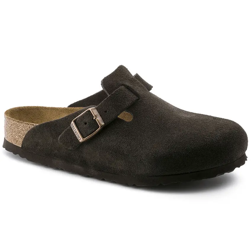 Dép Birkenstock Boston Soft Footbed 'Mocha' 0660461 - Ảnh 6