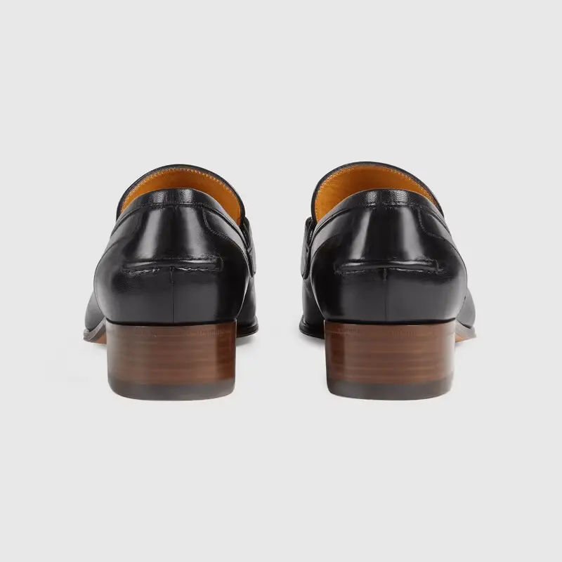 Giày Gucci Loafer With Horsebit And Web 660819-0G0P0-1060 - Ảnh 5