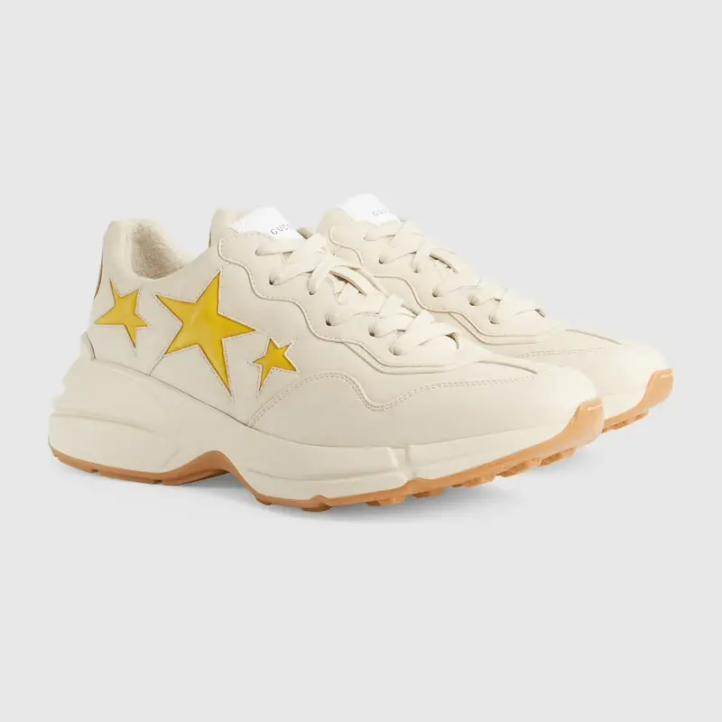 Alternative view of Giày Gucci Men's Rhyton Sneaker with Stars ‎660939-2SH10-9560