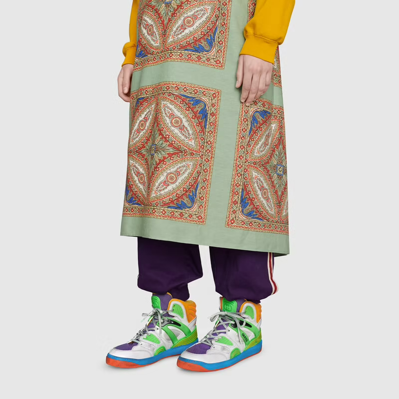 Giày Gucci Men's Basket Sneaker 661301-2SH80-9062 - Ảnh 5