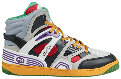 Giày Gucci Basket High 'Black Demetra' 661303-2SH90-1072