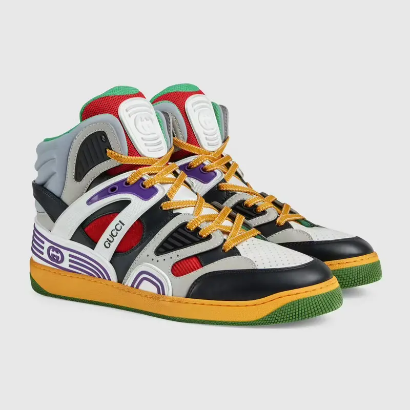Alternative view of Giày Gucci Basket High 'Black Demetra' 661303-2SH90-1072
