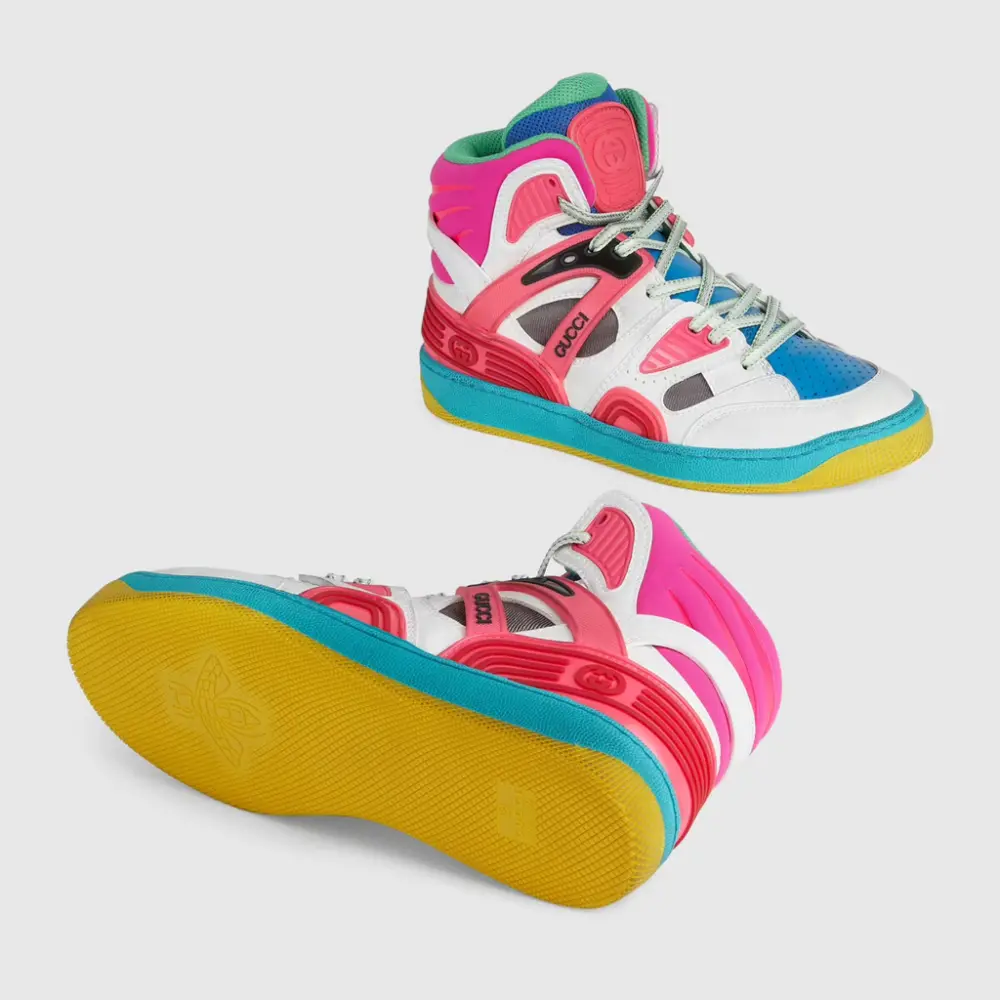 Giày Gucci Women's Basket Sneaker 661311-2SH80-9063 - Ảnh 4