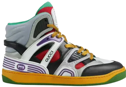 Giày Gucci Women's Basket Sneaker Black Demetra 661312-2SH90-1072