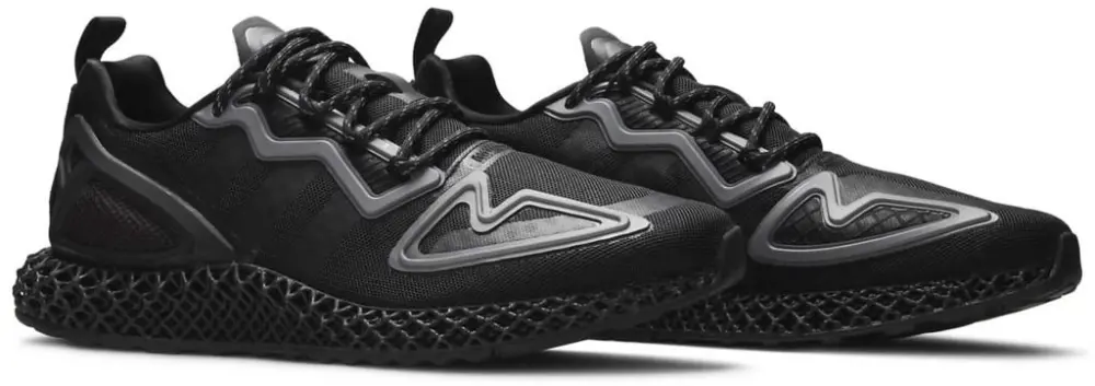 Alternative view of Giày Adidas ZX 2K 4D 'Core Black' FZ3561