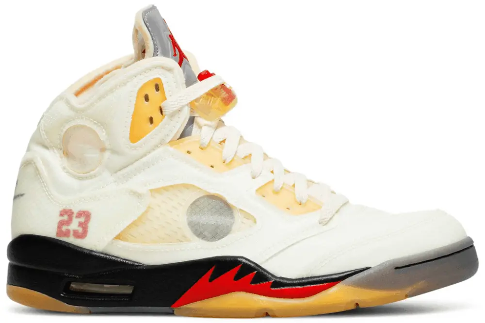 Giày Nike Air Jordan 5 SP x Off-White 'Sail' DH8565-100