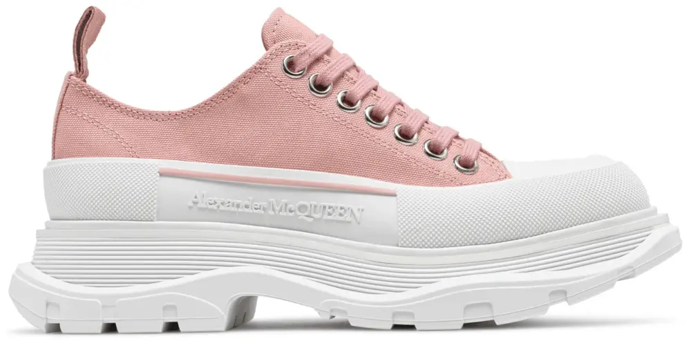 Giày Alexander McQueen Wmns Tread Slick Lace Up 'Magnolia' 611705-W4LR1-9243