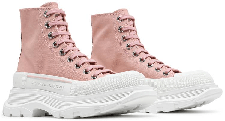 Giày Alexander McQueen Wmns Tread Slick Boots 'Magnolia' 611706-W4LR1-9243 - Ảnh 3