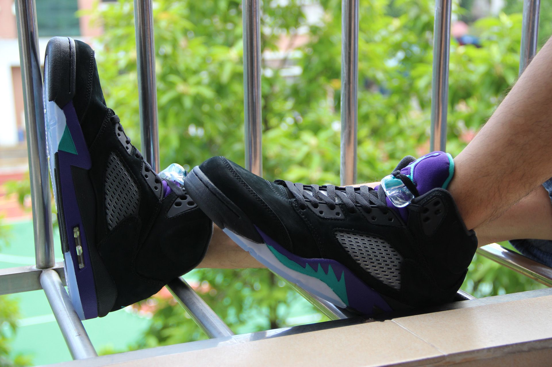 Giày Air Jordan 5 Retro 'Black Grape' 136027-007 - Ảnh 4