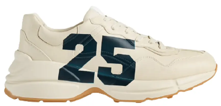 Giày Gucci Men's Rhyton sneaker with '25' 663339-2SH00-9522