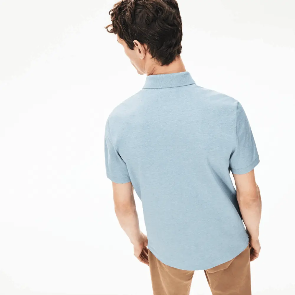 Áo Lacoste Men's Paris Polo Regular Fit Stretch Cotton Piqué PH5522-DRW - Ảnh 4