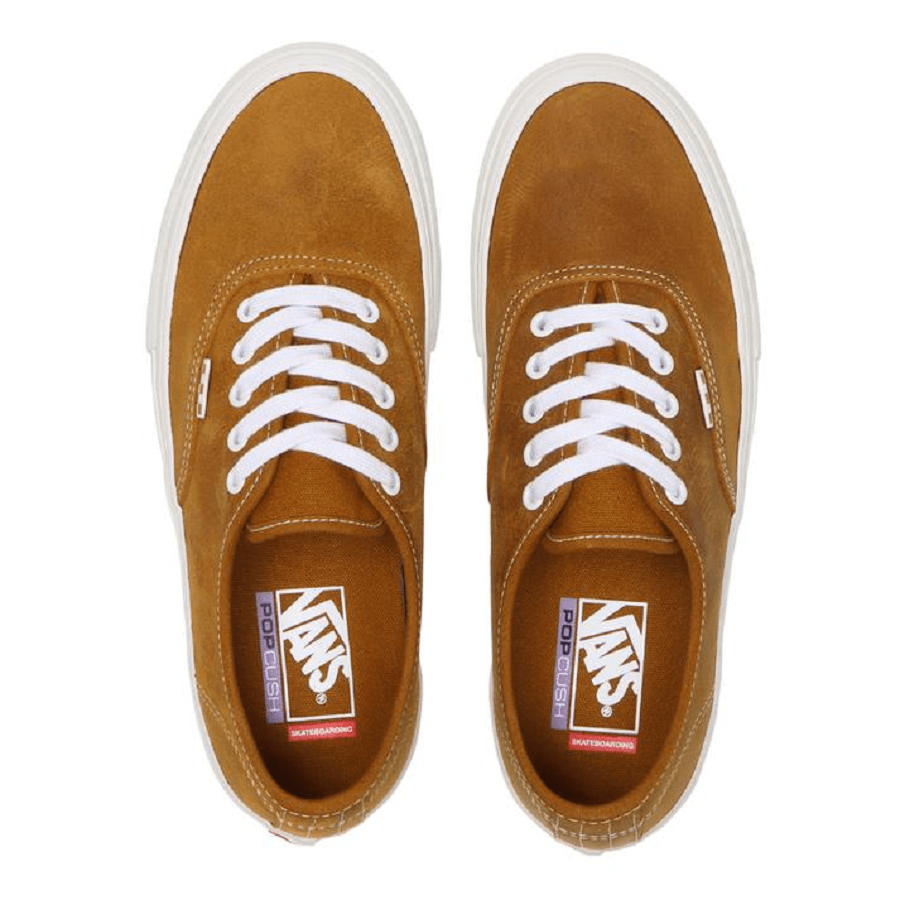 Giày Vans Skate Authentic Leather Shoes 'Brown' VN0A5FC81M7 - Ảnh 4