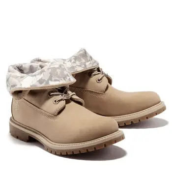 Giày Timberland Women's Shoes New Two-Wear Printed Turn-Over Boots A1URM - Ảnh 3
