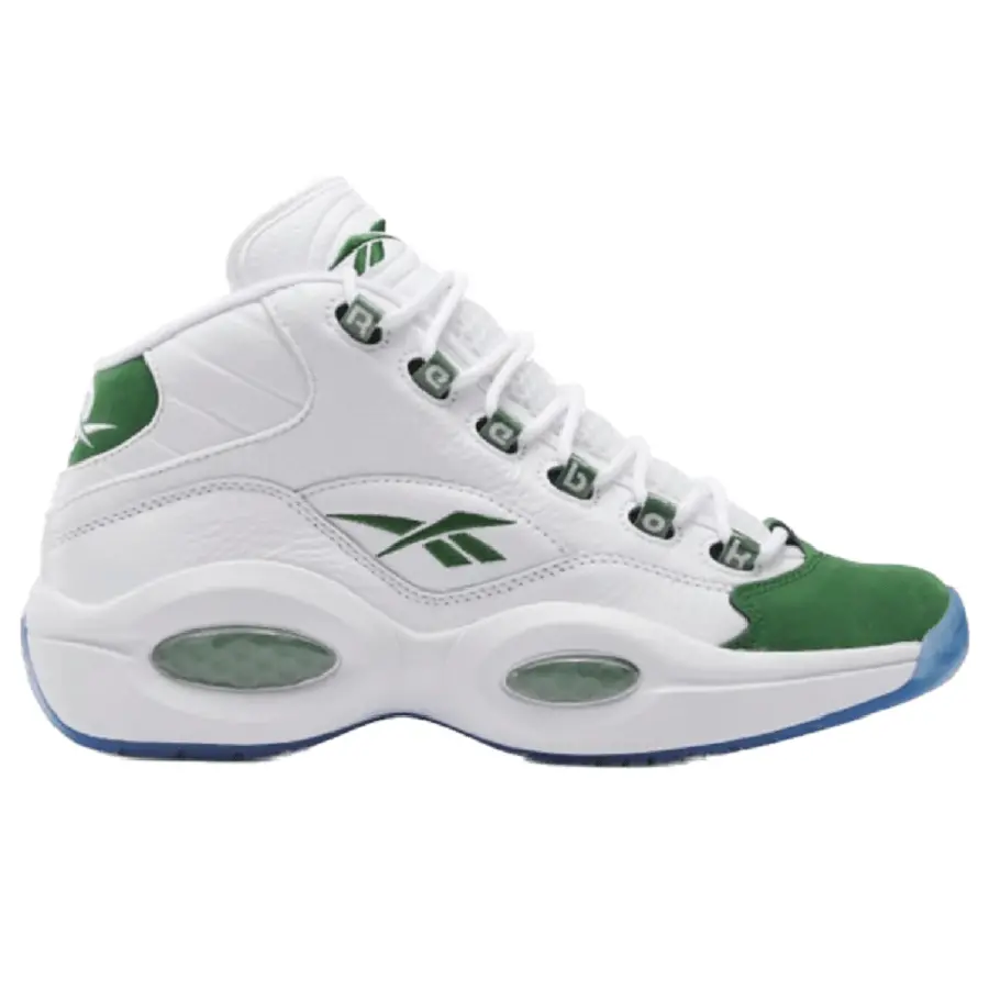Giày Reebok Question Mid Michigan State ‘Cloud White’ ID6690