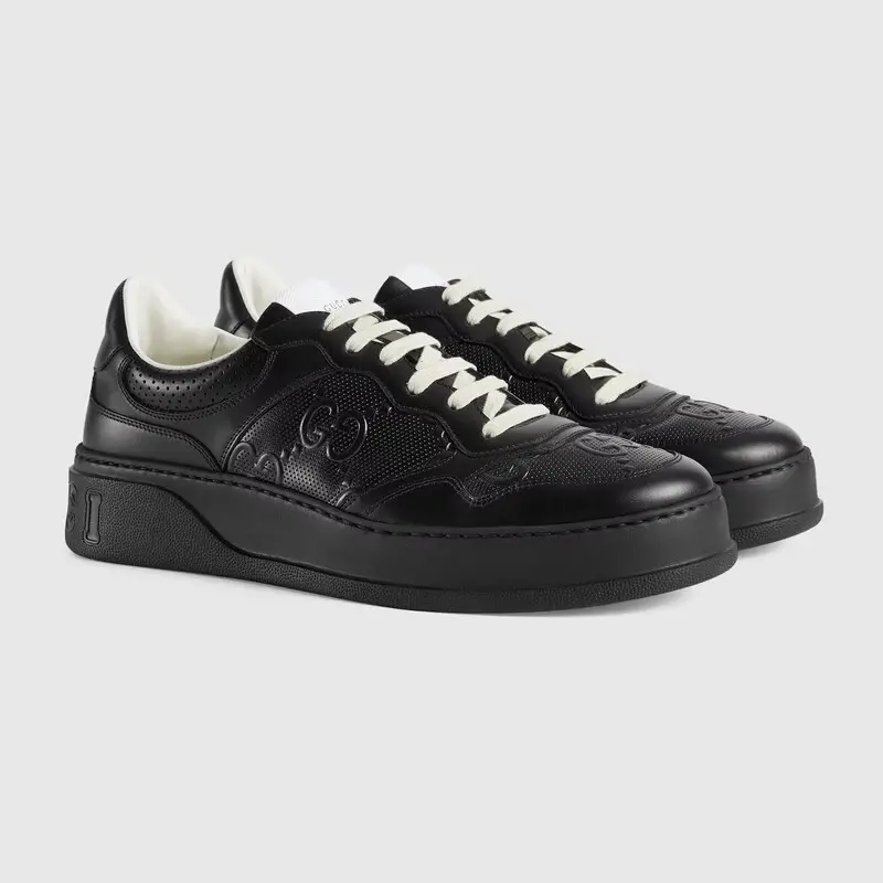 Alternative view of Giày Gucci Men's GG Embossed Sneaker ‎669582-1XL10-1000