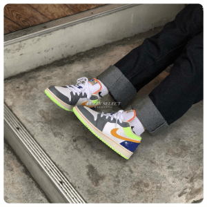 Alternative view of Giày Nike Air Jordan 1 Low GS 'Hoops' FB1835-181