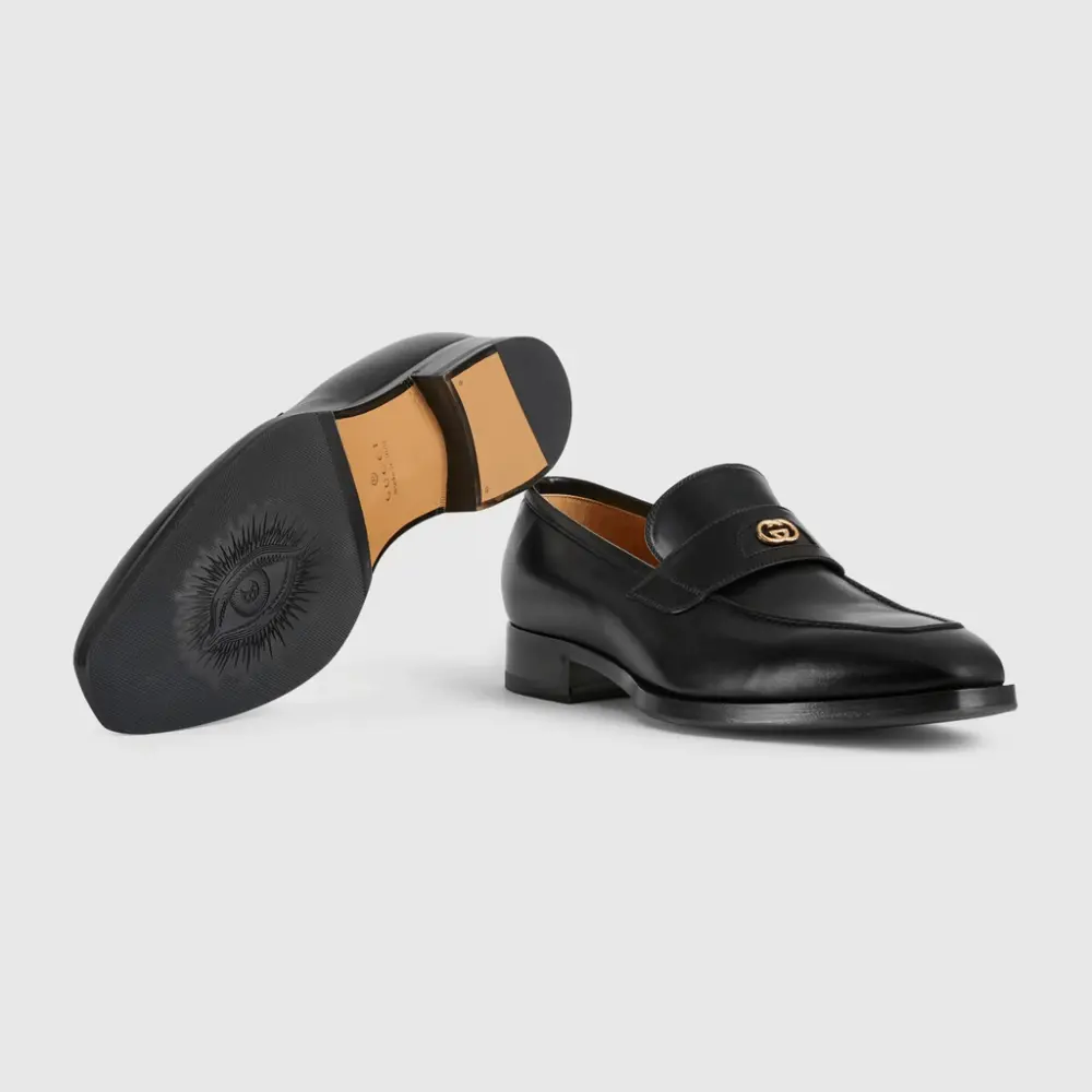 Giày Gucci Men's Loafer with Interlocking G 669815-06F00-1000 - Ảnh 3