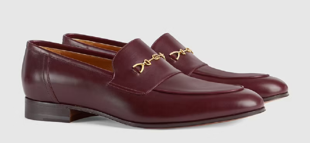 Giày Gucci Men's Loafer with Horsebit 669816-1W600-6039 - Ảnh 3