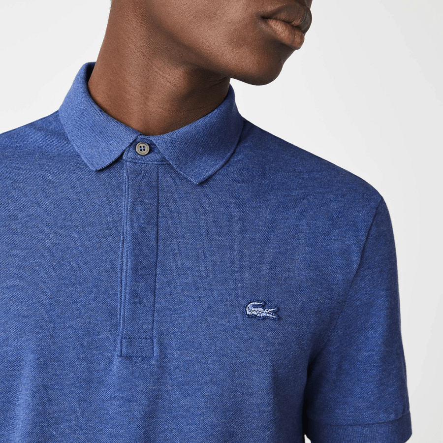 Áo Lacoste Paris Stretch 'Blue' PH5522-11-HJD - Ảnh 2