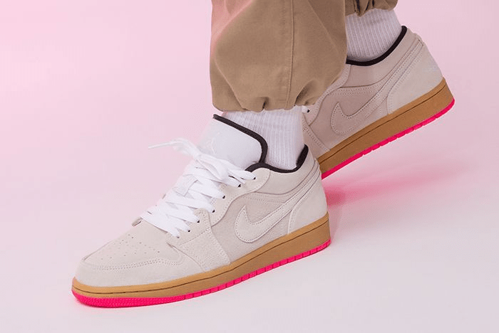 Giày Nike Air Jordan 1 Low 'White Gym Yellow' 553558-119 - Ảnh 4