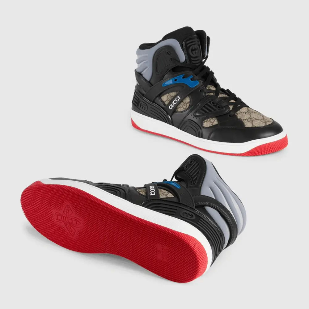 Giày Gucci Men's Basket Sneaker 673077-2SHG0-1066 - Ảnh 4
