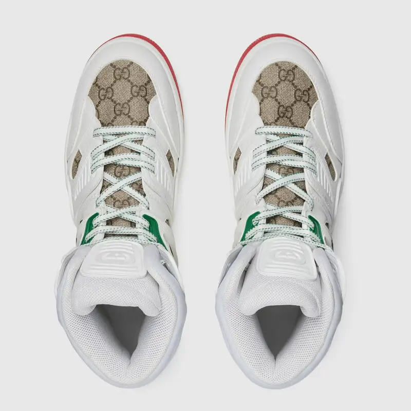 Giày Gucci Men's Basket Sneaker With Interlocking G 673077-2SHG0-9076 - Ảnh 3