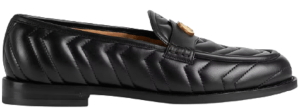 Giày Gucci Men's Matelassé Loafer with Double G 673814-BKO60-1000