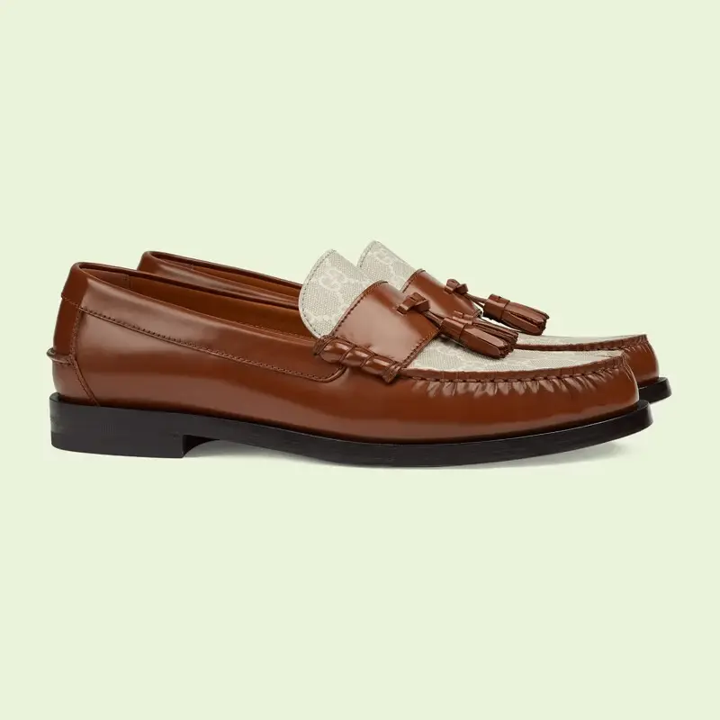 Alternative view of Giày Gucci GG Loafer Brown 673817-17X50-2580