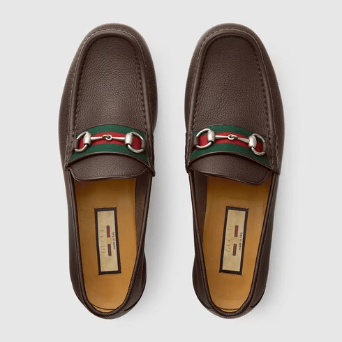 Giày Gucci Horsebit Loafer Dark Brown 673819-1WQ10-2160 - Ảnh 4