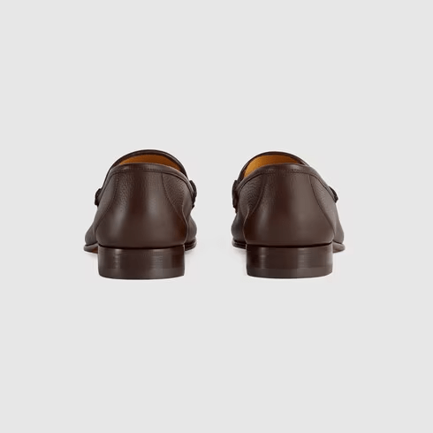 Giày Gucci Horsebit Loafer Dark Brown 673819-1WQ10-2160 - Ảnh 5