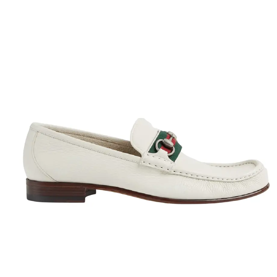 Giày Gucci Horsebit Loafer 'White' 673819-1WQ10-9088