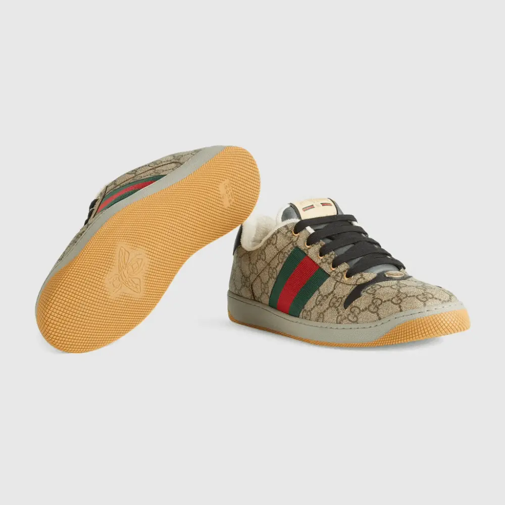 Giày Gucci Men's Screener Sneaker 674530-96GE0-9766 - Ảnh 4