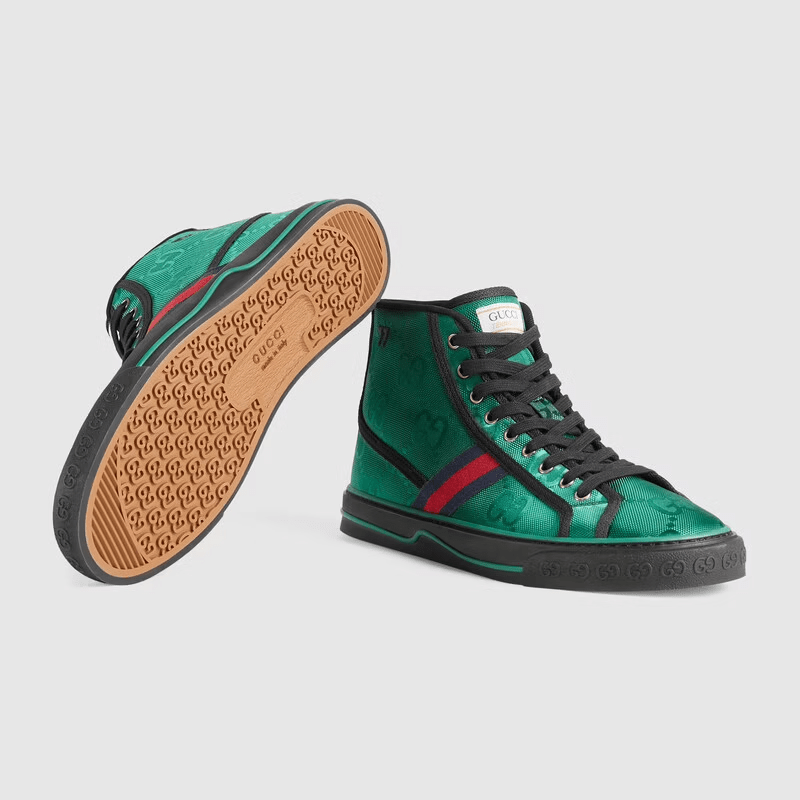 Giày Gucci Off the Grid Gucci Tennis 1977 Green Red 675113-H9H80-3262 - Ảnh 2