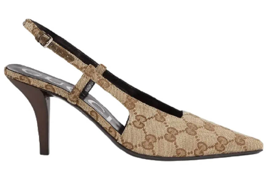 Giày Gucci Women's GG Slingback Pump 675420-KY980-9763