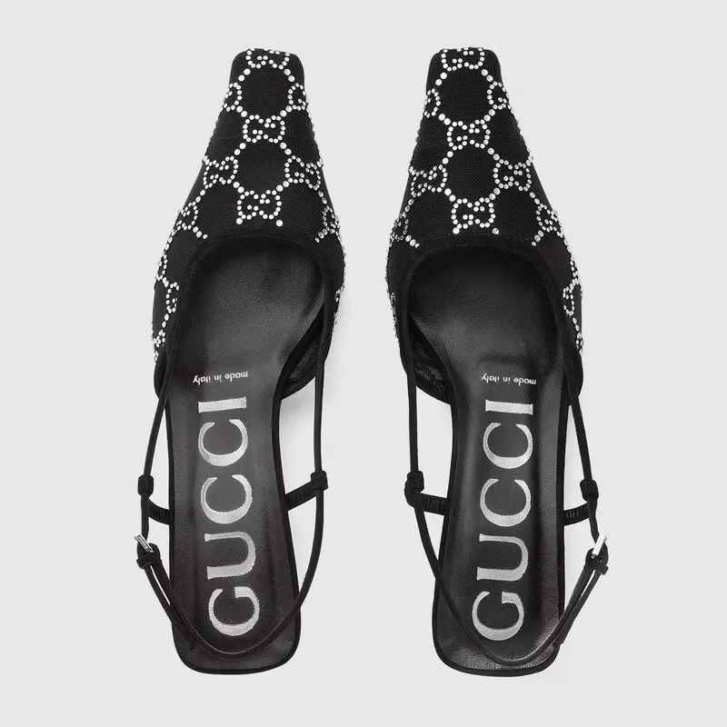 Alternative view of Giày Gucci Women's GG Slingback Pump 675829-F13A0-1000