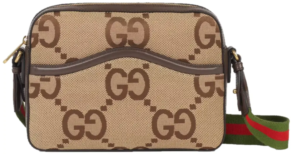 Túi Gucci Jumbo GG Messenger 'Camel Ebony' 675891-UKMDG-2570