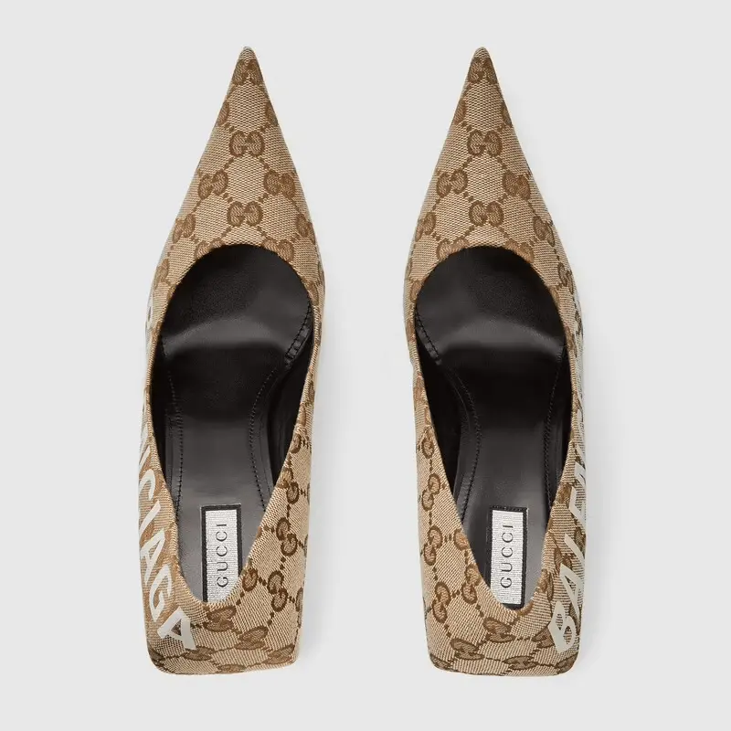 Giày Gucci Women's The Hacker Project Square Knife Pump 676603-KQW00-9742 - Ảnh 3