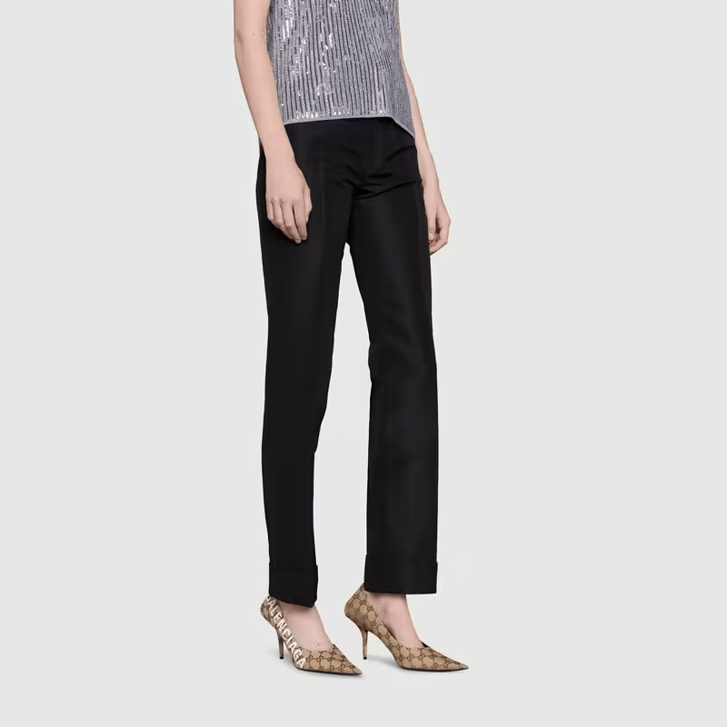 Giày Gucci Women's The Hacker Project Square Knife Pump 676603-KQW00-9742 - Ảnh 5