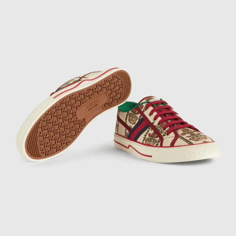 Alternative view of Giày Gucci Men's 100 Tennis 1977 Sneaker 677651-UH230-8473