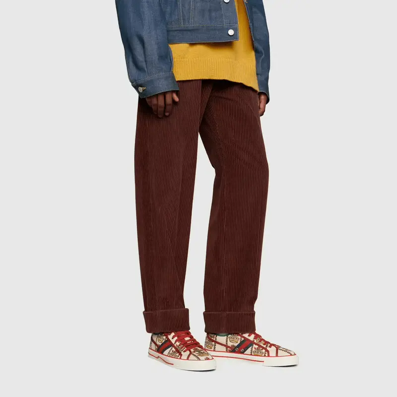 Giày Gucci Men's 100 Tennis 1977 Sneaker 677651-UH230-8473 - Ảnh 7