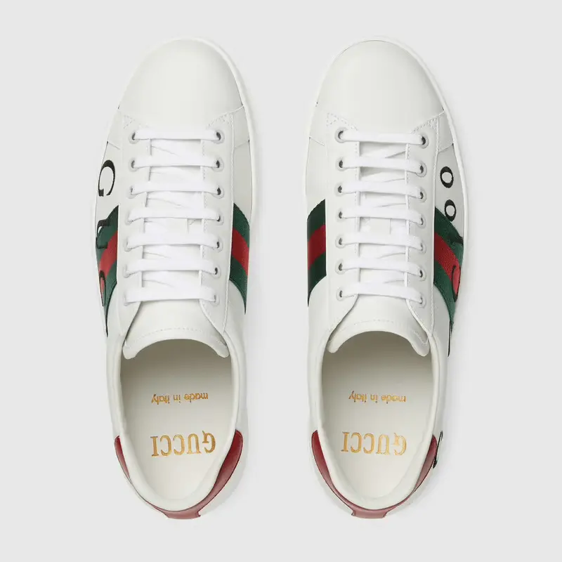 Giày Men's Gucci 100 Ace Sneaker 677717-0FI60-9063 - Ảnh 4