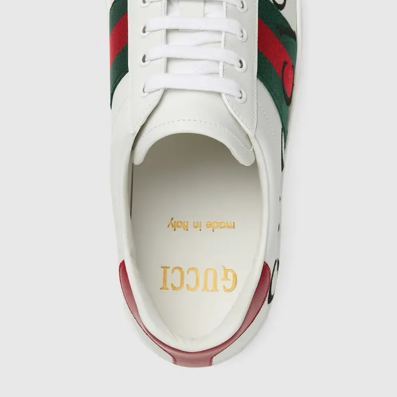 Giày Men's Gucci 100 Ace Sneaker 677717-0FI60-9063 - Ảnh 6
