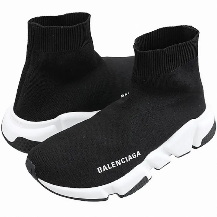Giày Balenciaga Speed Trainer 'Black White' 525712-W05G0-1000 - Ảnh 4