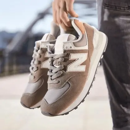 Giày New Balance Wmns 574 'Retro Grey' WL574SYL - Ảnh 5