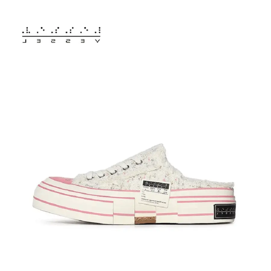 Giày xVESSEL G.O.P. Slip On 'White Tweed' - Ảnh 5
